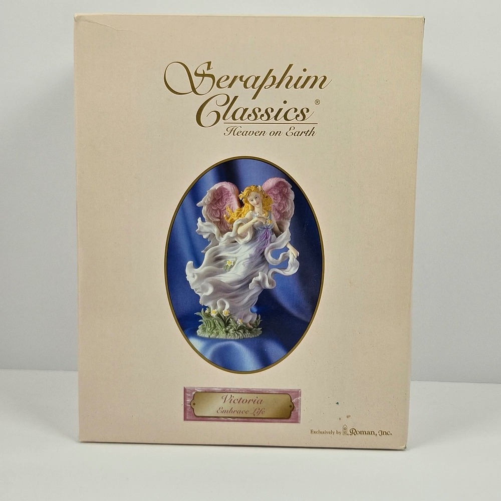 Seraphim Classics Victoria Embrace Life Angel Figurine Roman Inc 81664 NIB